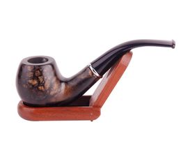 New Classic Old-fashioned Solid Wood-pattern Pipe Packing Pipe and Tobacco Tool Acrylic in Individual Gift Box