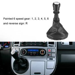 Freeshipping 6 Speed Gear Shift Knob with Dustproof Cover for VW T5/T6 2003-2011