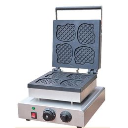 FREE SHIPPING Electric Doraemon Mould Khaki waffle Baker Machine Commercial Muffin Machine Snake Equipment 110V/220V