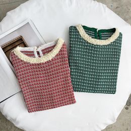 Spring/summer 2020 High-end Quality Fashion Ladies Colour Knitting Order Pearl Slim Straight Tube Short Sleeve Medium Long Knit Dress