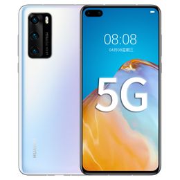 Original Huawei P40 5G Mobile Phone 6GB RAM 128GB ROM Kirin 990 Octa Core 50.0MP AI AR HDR OTG NFC IP53 Android 6.1" OLED Full Screen Fingerprint ID Face Smart Cell Phone