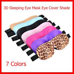 karmiu 2019 New Vision Care 3D Natural Sleeping Masks Eye Cover Shade Travel Eyepatch 7 Colours DHL Shipping