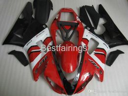 ZXMOTOR 7 gifts fairing kit for YAMAHA R1 1998 1999 white black red fairings YZF R1 98 99 VC35