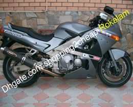 For Kawasaki ZZR400 Moto Bodywork Parts 1993-2003 ZZR 400 ZZR-400 Gray Motorcycle Fairing Aftermarket Kit (Injection molding)