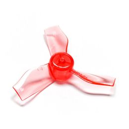 Gemfan 1219 31mm 3-Blade 0.8mm Mounting Hole CW CCW Propeller 8PCS - Red