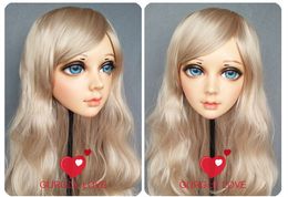 (GL Mask 94) Real Lifesize Halloween Party BJD Baby Doll Anime Mask Cosplay KIG Anime Silicone Masks Cosplay Kigurumi Cross Dressing