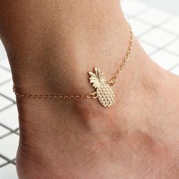 Hot Fashion Jewellery Lovely Pineapple Fruit Anklets Bracelet Foot Ornaments Bracelets Anklets S172