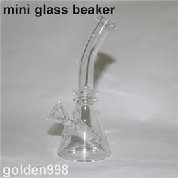 hookahs mini bongs glass bong with bucket silicone Dab Rigs oil rig water pipes Colourful smoking bubbler