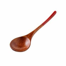2018 Creative coffee Bending Bear Spoon Wooden Spoon Bamboo Kitchen Cooking Utensil Tool Soup Teaspoon Catering 2sw0723