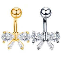 2020New Stainless Steel Navel Piercings Zircon Belly Button Rings Piercings Navel Piercing Belly Navel Body Jewellery Piercings Wholesale