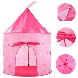 135cm 190T Kids Play Tent Ball Pool Tent Boy Girl princesa Castelo portátil Indoor bebê de Parque Infantil Tendas hut For Kids Brinquedos