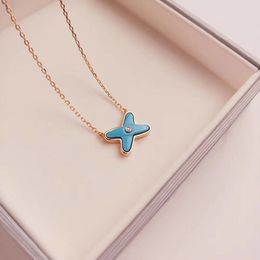 Fashion- luxurious quality pendant necklace in rose gold plated charm Jewellery Free shipping PS7009
