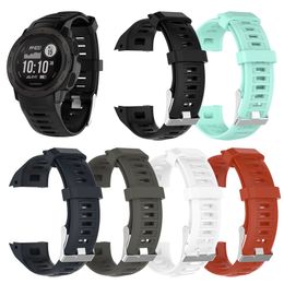 Soft Silicone Replacement Watch Band Strap For Garmin instinct Wristband Bracelet Starp For Garmin instinct Smart Watch