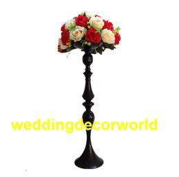 new style Tall Wedding table Centrepieces black candelabra for wedding event decor 0776