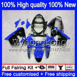 Body For KAWASAKI ZX900 ZX9 R ZX 9R 1998 1999 2000 2001 220MY.86 Blue black 900CC ZX 9 R 900 ZX-9R 98-99 ZX9R 98 99 00 01 ABS Fairing