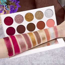 new eye shadow with no logo palette eyeshadow makeup ultra pigmented glitter shadows shimmer beauty cleof cosmetics 0045