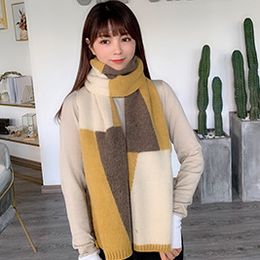 Wholesale-Designer Scarf Spring and Autumn pure Colour shawl neck dual use monochrome Tassel warm student lady Christmas gift