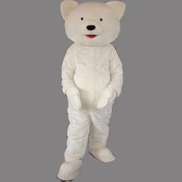 High quality hot White Bear mascot custom Animal Bear fancy dress costume Shool Event Birthday Party Costume Mascot