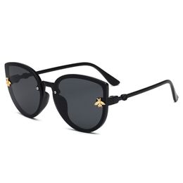 Children's sunglasses 2020 new autumn and winter sand-proof sunglasses personality decorative small bee glasses