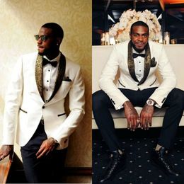 Custom Made Men Suits Blazer Groom Tuxedos Shawl Lapel Slim Fit Bridegroom Formal Wear Prom Suits Single Jacket