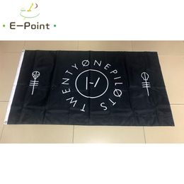 Twenty One Pilots Flag 90*150cm size Flag Banner decoration flying home & garden flag Festive gifts