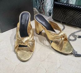 Ultime pantofole per nodi in stile di moda pannelli da donna Sandals Sandals Shoele Scarpe 35-41