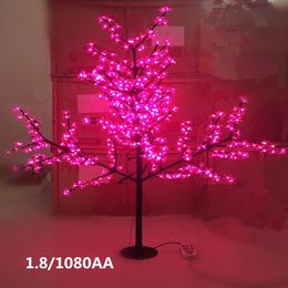 6 Color LED Cherry Blossom Tree Light LED Artificial Tree Light 648pcs LED Bulbs 1.8m Height 110/220VAC Waterprood IP65