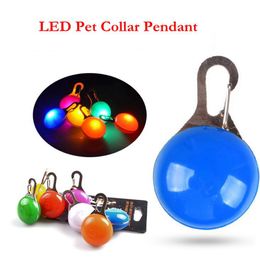 LED Pet Collar Pendant Flashlight Dog Collar Glowing Night Safety Pet Leads Necklace Luminous Bright Collars OOA7399-6