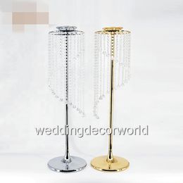New crystal centerpieces wholesale crystal candelabra crystal acrylic candle holder wedding flower stand decor525