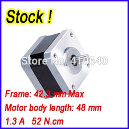 In Stock Free shipping step motor 17HS8402 1.3 A 52 N.cm with 4 lead wires and step angle 1.8 degree