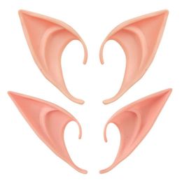 Elf Ear Halloween Fairy Cosplay Accessores Vampire Party Mask For Latex Soft False Ear 10cm And 12cm LX7232