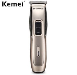 Kemei KM - 5035 Hair Trimmers Mini Adjustable Cordless Rechargeable Hair Clipper Styling Haircut with 4 Guide Comb Z35