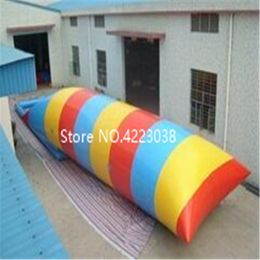 Free Shipping 7m*2m Inflatable Blob Jumping Water Air Bag Water Catapult Blob Inflatable Water Jumping Pillow