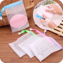Soap Mesh Bags Mesh Net Hanging Bath Cleaning Gloves for Foaming Cleaning Bath Soap Net