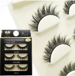 3D Mink Hair False eyelashes 16 Styles Handmade Beauty Thick Long Soft Mink lashes Fake Eye Lashes Eyelash Free Shipping