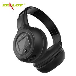 Zealot B570 Bluetooth Headphone Foldable Hifi Stereo Wireless Earphone With LCD Display Screen Headset FM Radio Micro-SD Slot stereo Headset