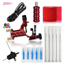 Not Complete Professional Tattoo Machine Kit Sets Rotary Machines for Body Art Clip Cord Power Supply