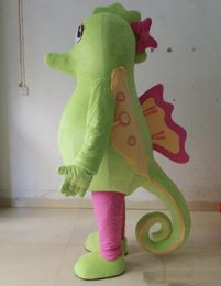 2018 Factory direct sale seahorse mascot costumes for adult hippocampi mascot costume suit