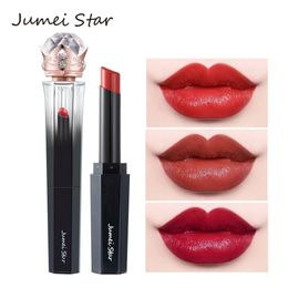 matte black lipstick UK - Maquillaje Handaiyan Jumei Star Lipstick Black Diamond Velvet Matte Moisturizing Waterproof Makeup Private Label Lip Stick