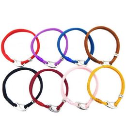 18CM Perimeter Colorful Milan Rope Bracelet With Titanium /Golden Color Stainless Steel Buckle Lovely Cute Woven Bangle 8-Color Choices