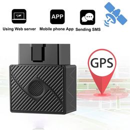 OBD Car GPS Tracker GSM GPRS OBD2 Car Vehicle Real Time Car GPS Tracker Locator Tracking Device Anti-theft Alarm Online Software