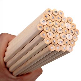 Eco-friendly Natural Wood Pencil HB Black Hexagonal Non-toxic Standard Pencil Cute Stationery Office School Supplies