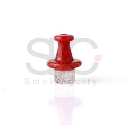 New Coloured Spinning Carb Cap UFO Smoke Caps For 10mm 14mm 18mm Quartz Banger Domeless Nails Water Bong Glass Pipes Rigs