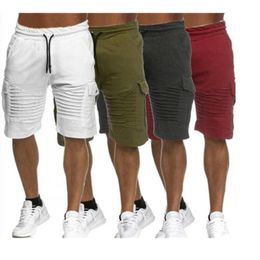 Summer Men Casual Shorts Trunks Fitness Workout Beach Shorts Man Breathable Cotton Gym Short Trousers Stripe Shorts M-3XL
