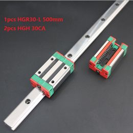 1pcs Original New HIWIN HGR30-500mm linear guide/rail+2pcs HGH30CA linear narrow blocks for cnc router parts