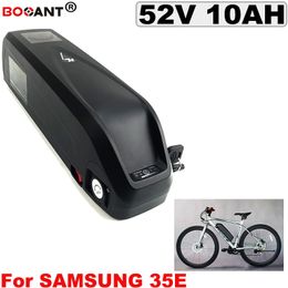 52V 10AH E-bike lithium ion battery for Samsung 35E 18650 cell 52V electric bike battery for 250W 500W 800W Motor +2A Charger