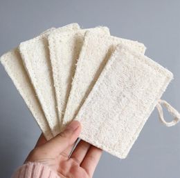 11*7CM Natural Loofah Pad Rectangle Shaped Exfoliating Luffa Remove the Dead Skin Perfect For Bath Shower And Spa Free DHL SN1523