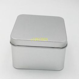 300pcs 8.5*8.5*4.5cm High Quality Colourful Tea packing Tin Boxes Jewellery Storage Case Square Metal Candy Box