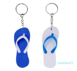 Wholesale-2Pcs Boat Marine Outboard Floating Key Ring Foam Key Chain Water Buoyant Keychain for Kayak Fishing - Flip Flops Slipper