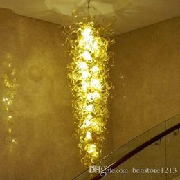 Luxury Villa Stair Chandelier 100% Mouth Blown Borosilicate Luxury Villa Stair Chandelier 100% Mouth Blown Borosilicate